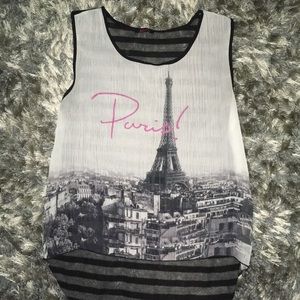 Paris tank top.